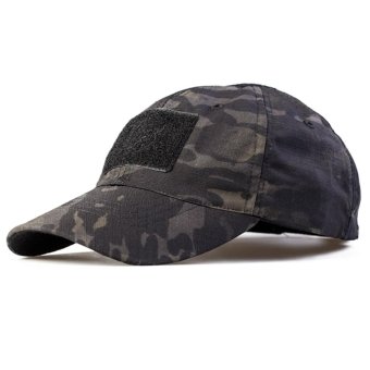 multicam black baseball cap