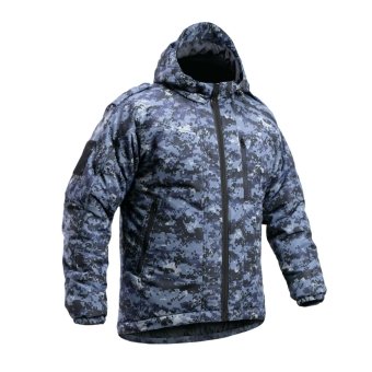 Camo Jacket Blue Waterproof