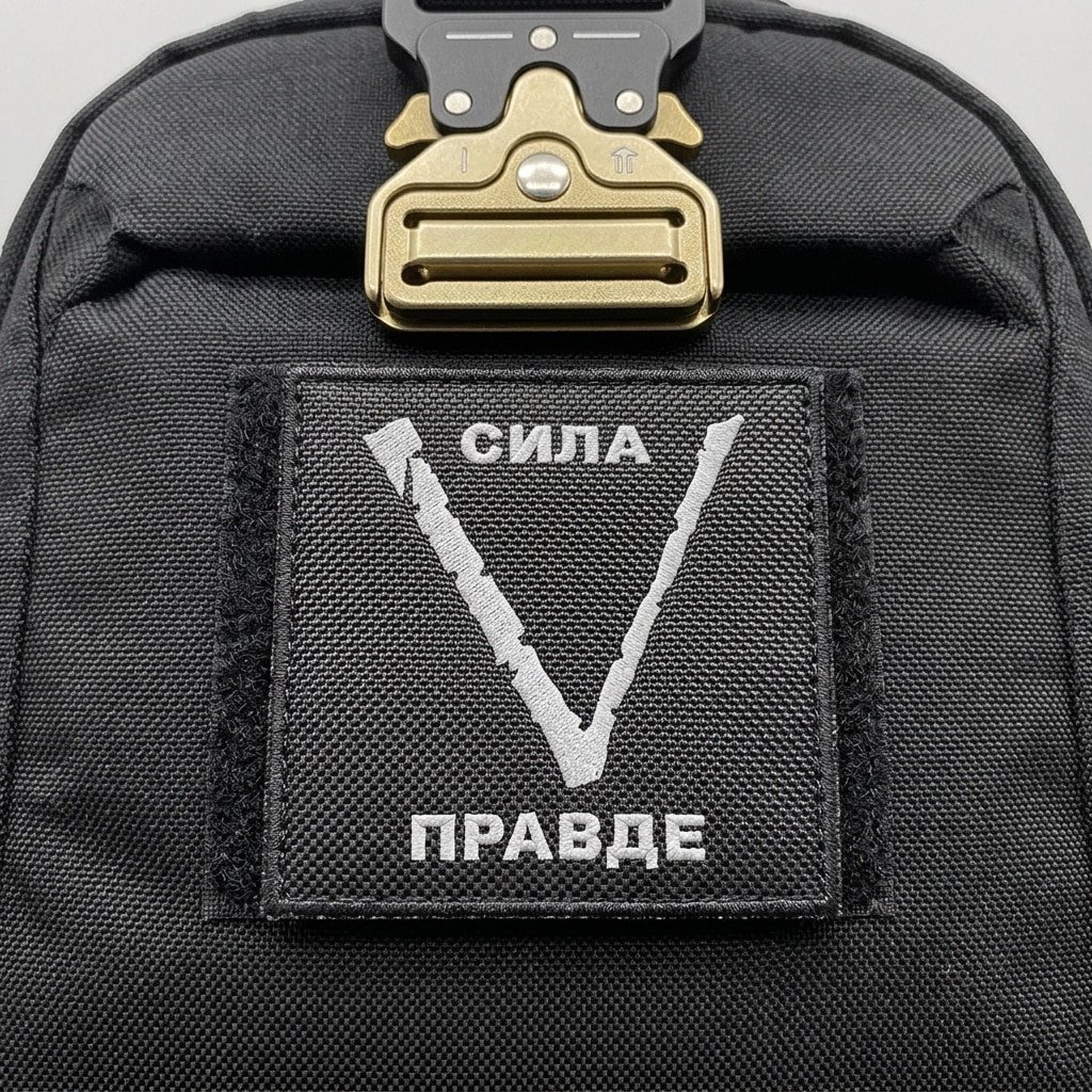 Military Patch Russian V – Strength in Truth