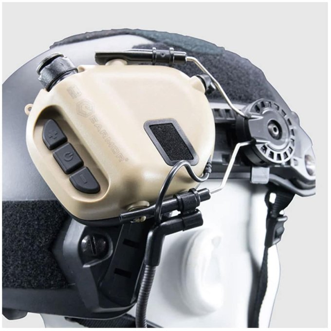 <span> Tactical Helmet Headset </span> Active "M32H" with Mic - Image 5