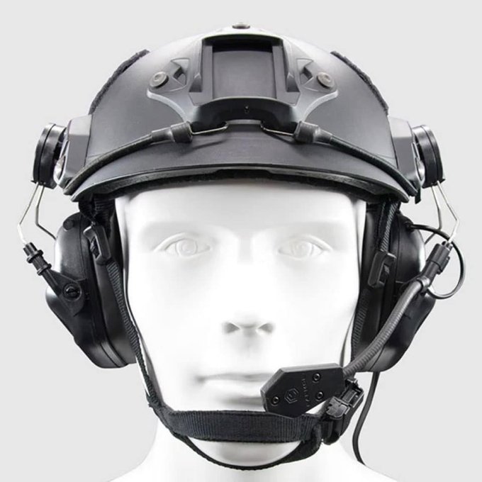 <span> Tactical Helmet Headset </span> Active "M32H" with Mic - Image 4