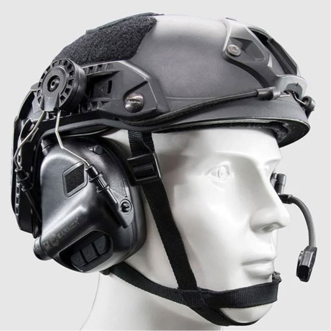 <span> Tactical Helmet Headset </span> Active "M32H" with Mic - Image 3