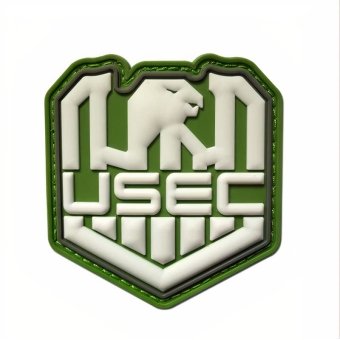USEC velcro patch PVC Green