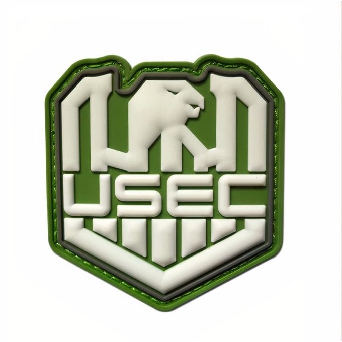 USEC velcro patch PVC Green