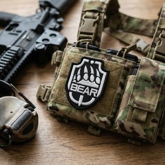 Escape from Tarkov Patch Bear Outlined Embroidered