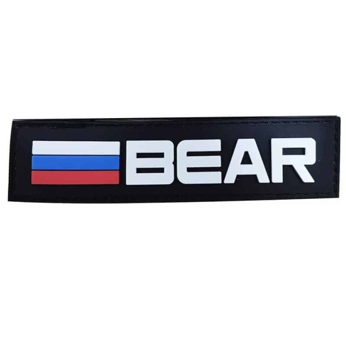 patch bear tarkov russian flag White