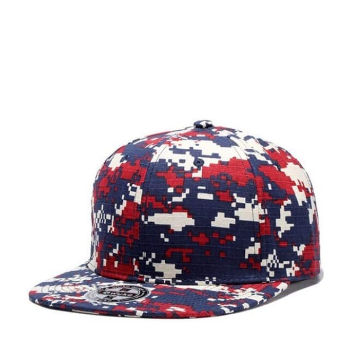 digital camo snapback