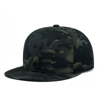 black camo snapback