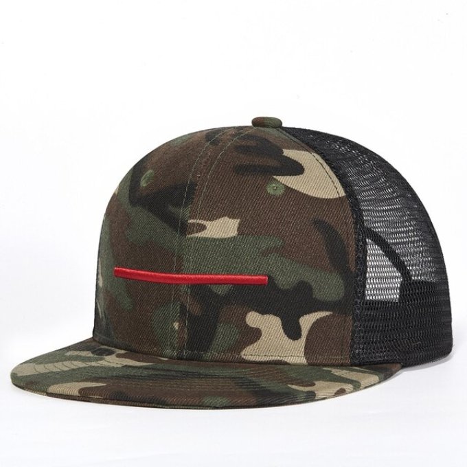 <span> Camo Snapback </span> Red Line - Woodland