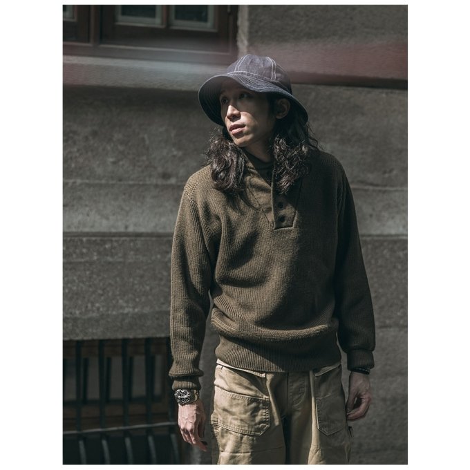 5 button military sweater US Army - Image 6