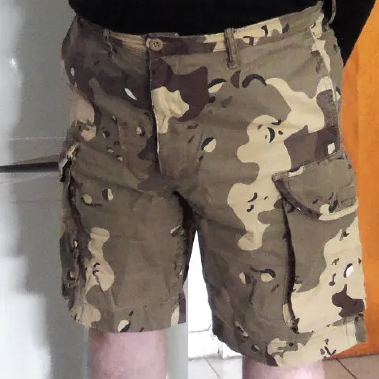 Camo cargo shorts lightweight "Falcon" photo review