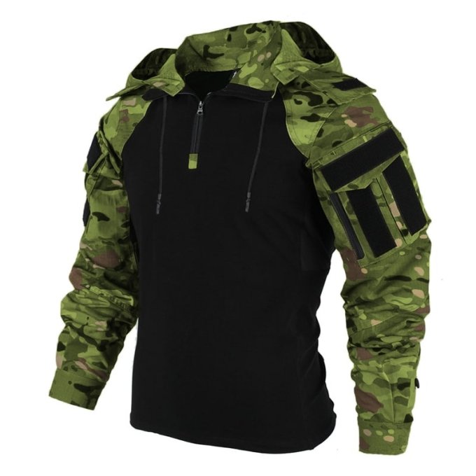 Combat shirt hoodie Camouflage "YZ" Multicam Tropic