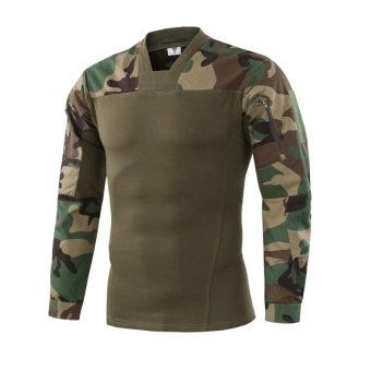 Hot weather combat shirt "V-Sport" Line Woodland