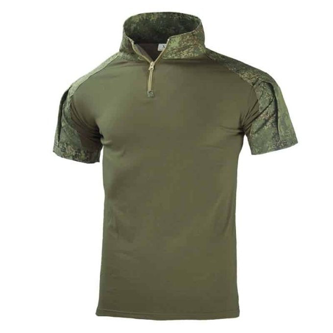 Short Sleeve G3 Type Camo Combat Shirt EMR Digital Flora
