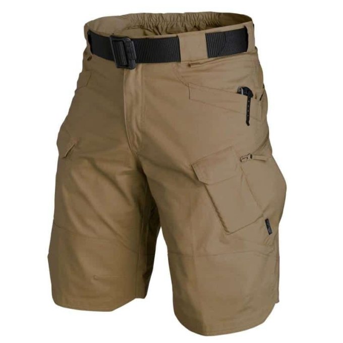 Mens tactical cargo shorts Khaki
