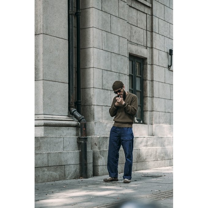 V neck military sweater "USAAF" A-1 - Image 4