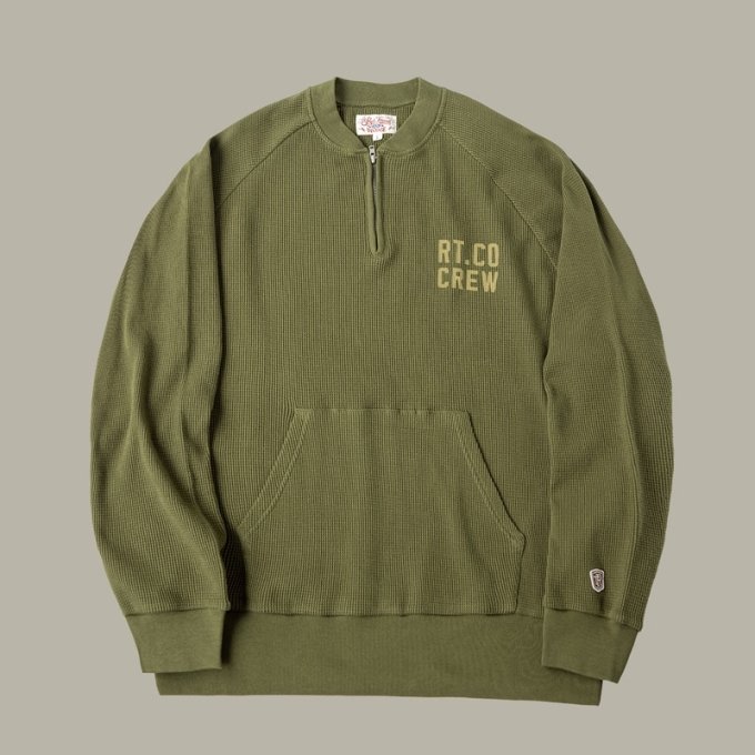 army green knit sweater