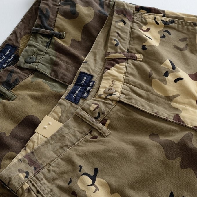 camo cargo shorts lightweight