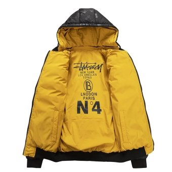 camo hooded puffer jacket