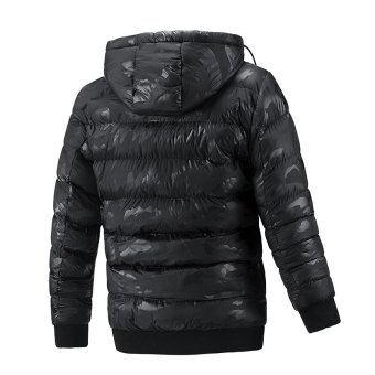 camo hooded puffer jacket