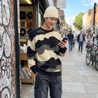 Camo jumper vintage “Future”