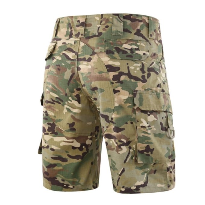 camo tactical cargo shorts multicam