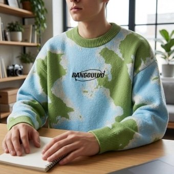 Camouflage fashion sweater “Bangouluo”