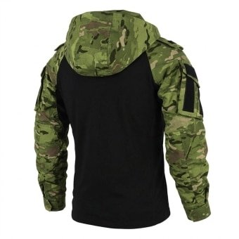 Combat shirt hoodie Camouflage “YZ”