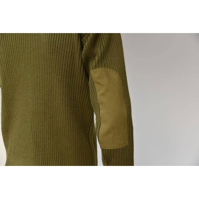 commando sweater with epaulets "USMC" Navy Blue|Olive
