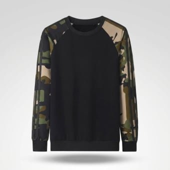 fashion camo sweatshirt “3 Bands”