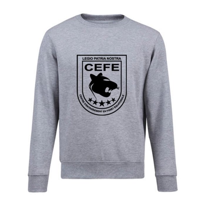 french foreign legion sweatshirt Grey