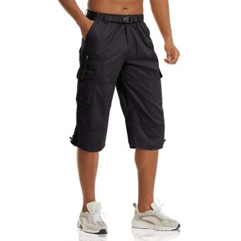 long tactical shorts Black