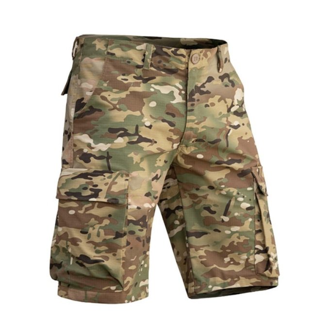 mens camouflage cargo shorts Multicam