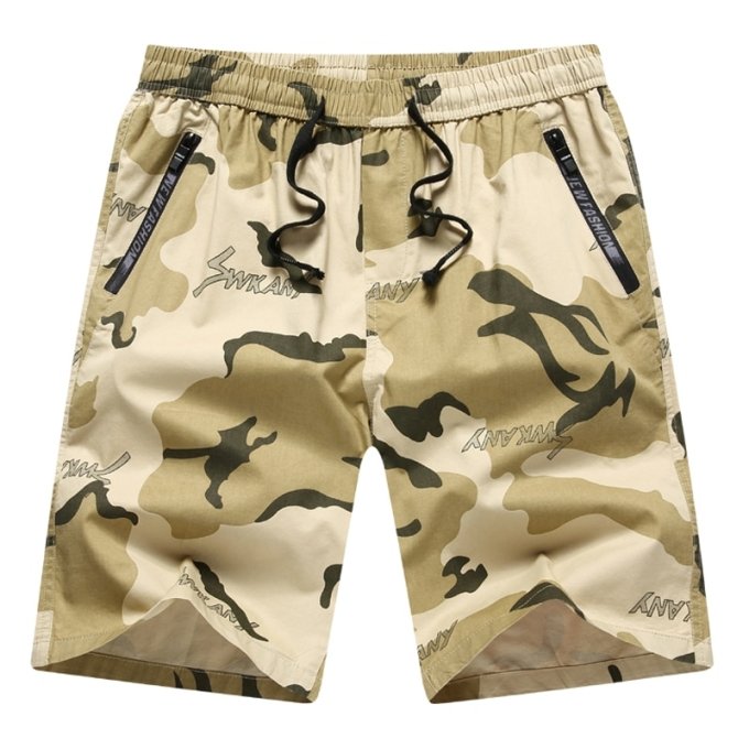 tactical running shorts camo 3 Color Desert