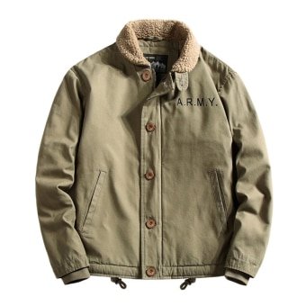 vintage army bomber jacket Olive
