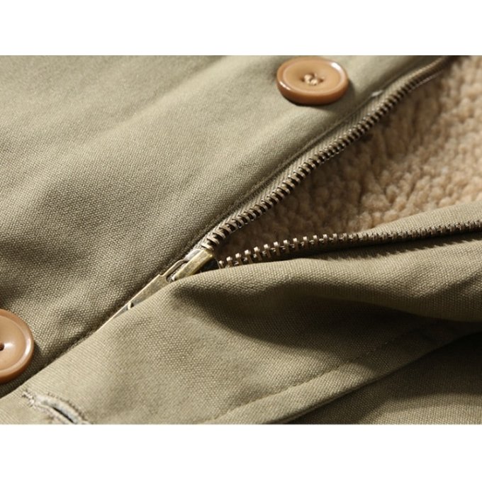 Vintage army bomber jacket - Image 7