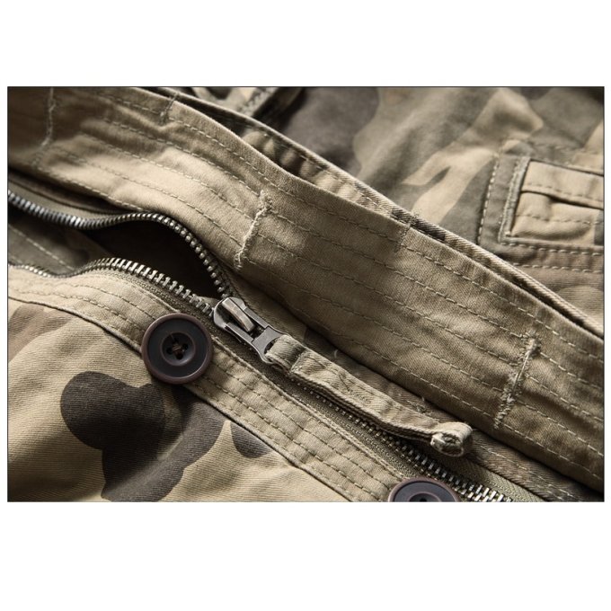 Vintage army camo jacket - Image 6
