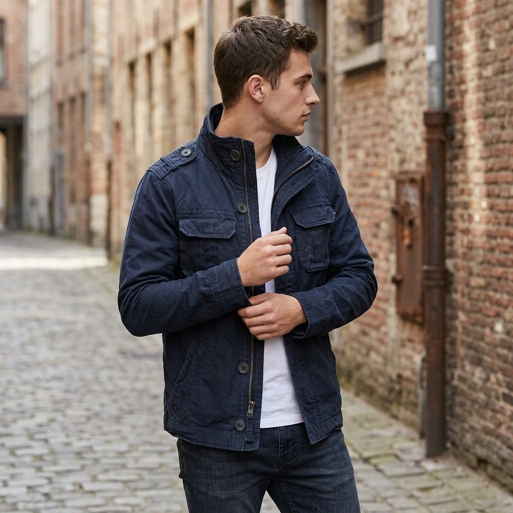Vintage military style jacket