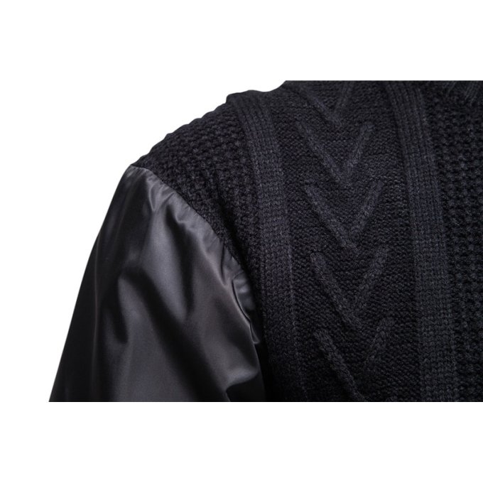 wool army sweater Black|Olive