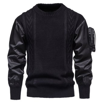wool army sweater Black|Olive