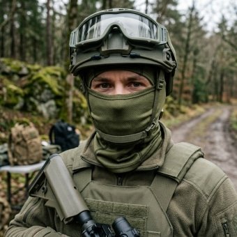 Balaclava olive green “Modius”