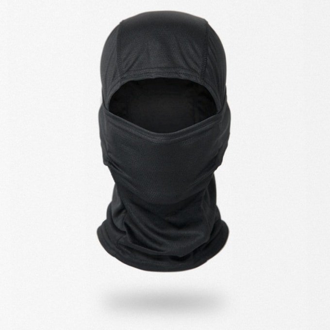 black tactical balaclava