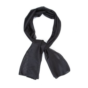 black tactical scarf