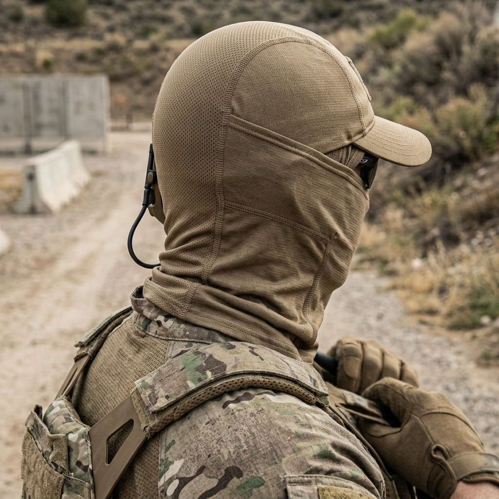 Coyote brown balaclava “Mobius”