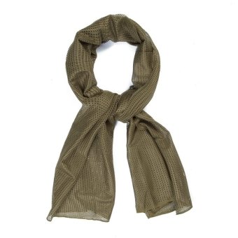 green net scarf