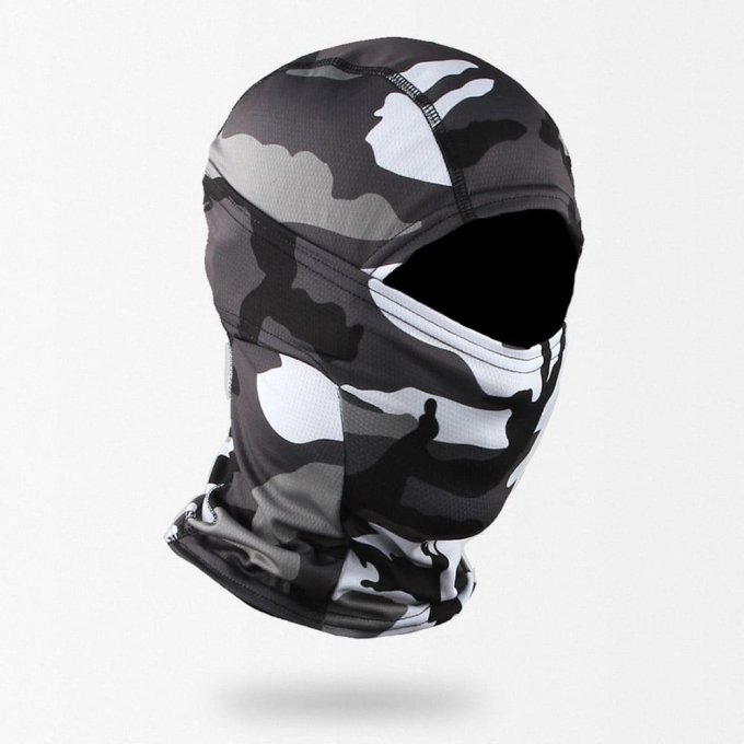 grey camo balaclava "Modius"
