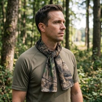 Hunting scarf camo