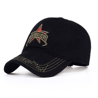 military ranger cap embroidered black