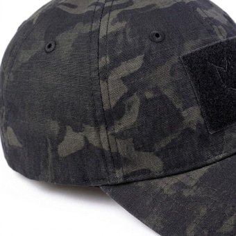 Multicam black baseball cap