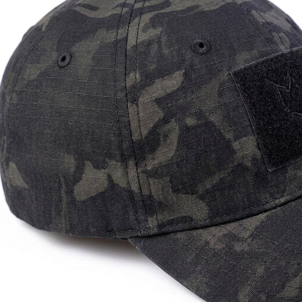 Multicam black baseball cap